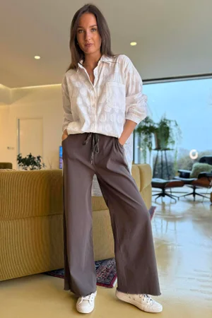 Luxury Raw Kick Magic Trouser Chocolate